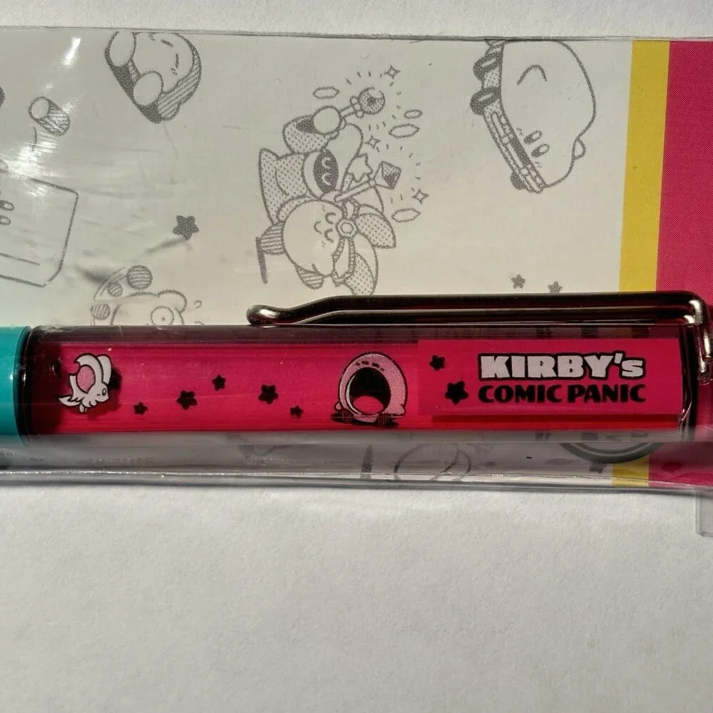 Nintendo Kirby's Comic Panic Floaty Pen Video Game Promo Japan